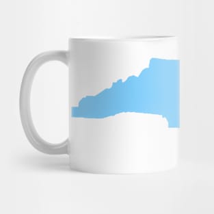 North Carolina Drink Local NC Blue Mug